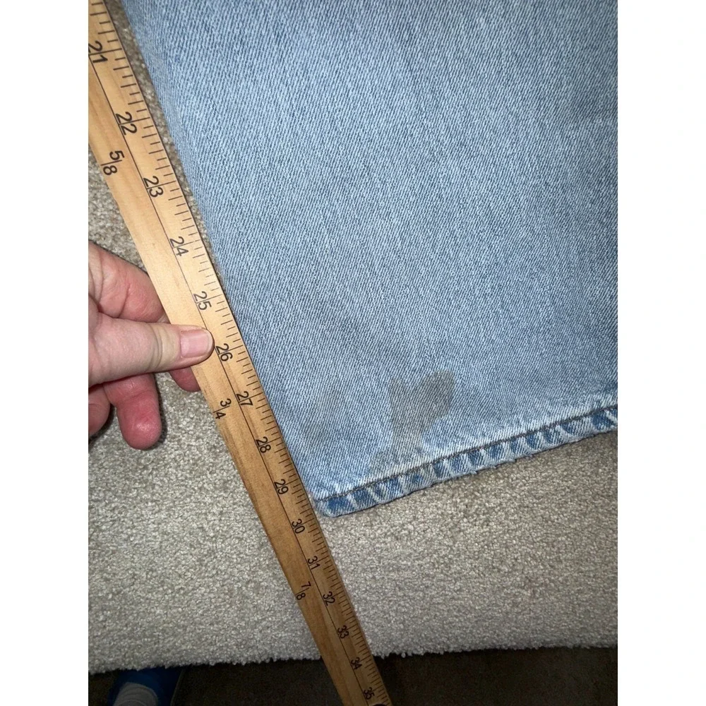 Levi's 550 Jeans Mens 38x32 Blue‎ Denim Cotton Mid Rise Relaxed Fit Straight Leg